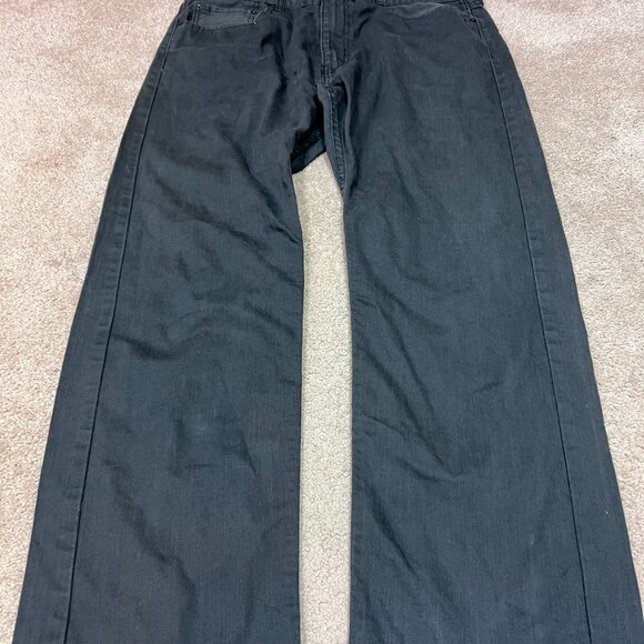 Levi's Jeans 505 Gray Men's Size 36X30 Straight Leg Pockets - Picture 8 of 13